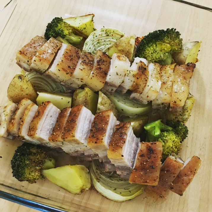 オーブンでほったらかしの 豚バラブロックハーブ焼き レシピ 作り方 By ぶぅちゃん 楽天レシピ オーブンでほったらかしの 豚バラブロックハーブ焼き レシピ 作り方 By ぶぅちゃん 楽天レシピ